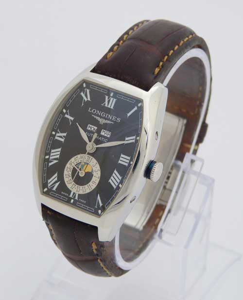 Watch cab. Swiss Longines Evidence . In box keg 39 x 33 mm